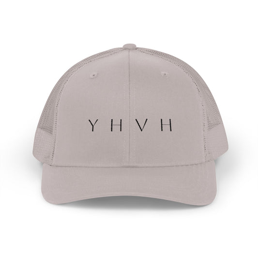 YHVH Trucker Cap – Minimalist Snapback Hat