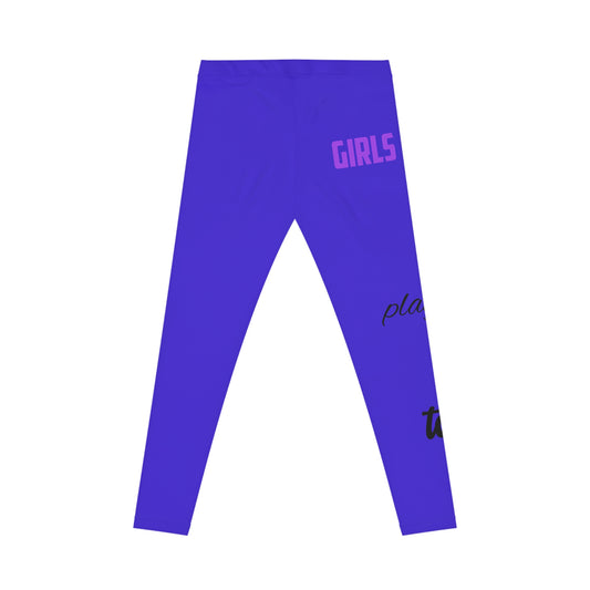 Cause Girls is Players - Women's Casual Colored Comfort Leggings