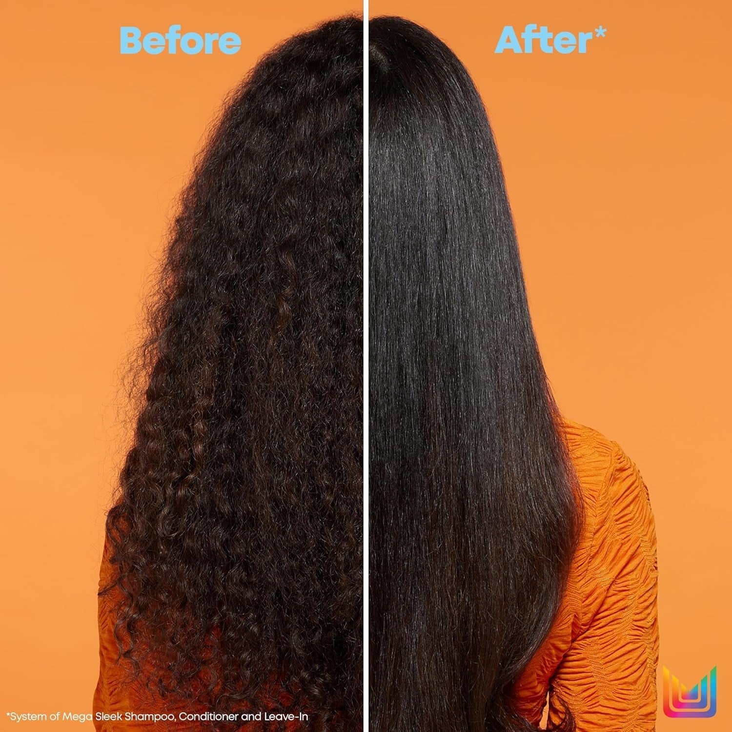 Matrix Mega Sleek Shampoo and Conditioner Set | Controls Frizz Leaving Hair Smooth & Shiny | Nourishes with Shea Butter | for Dry, Damaged Hair | Packaging May Vary