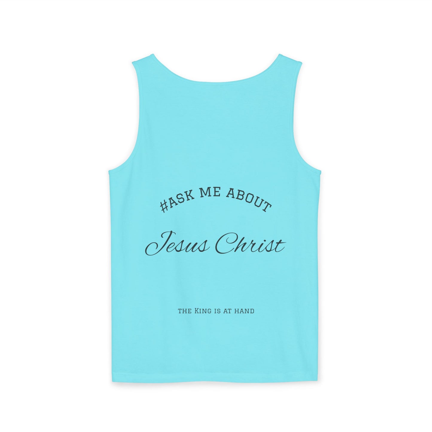 Daughter of the King, #AskAboutChrist Tank/Crop Top — Christian Faith 'Viral Trendy' Crop Top