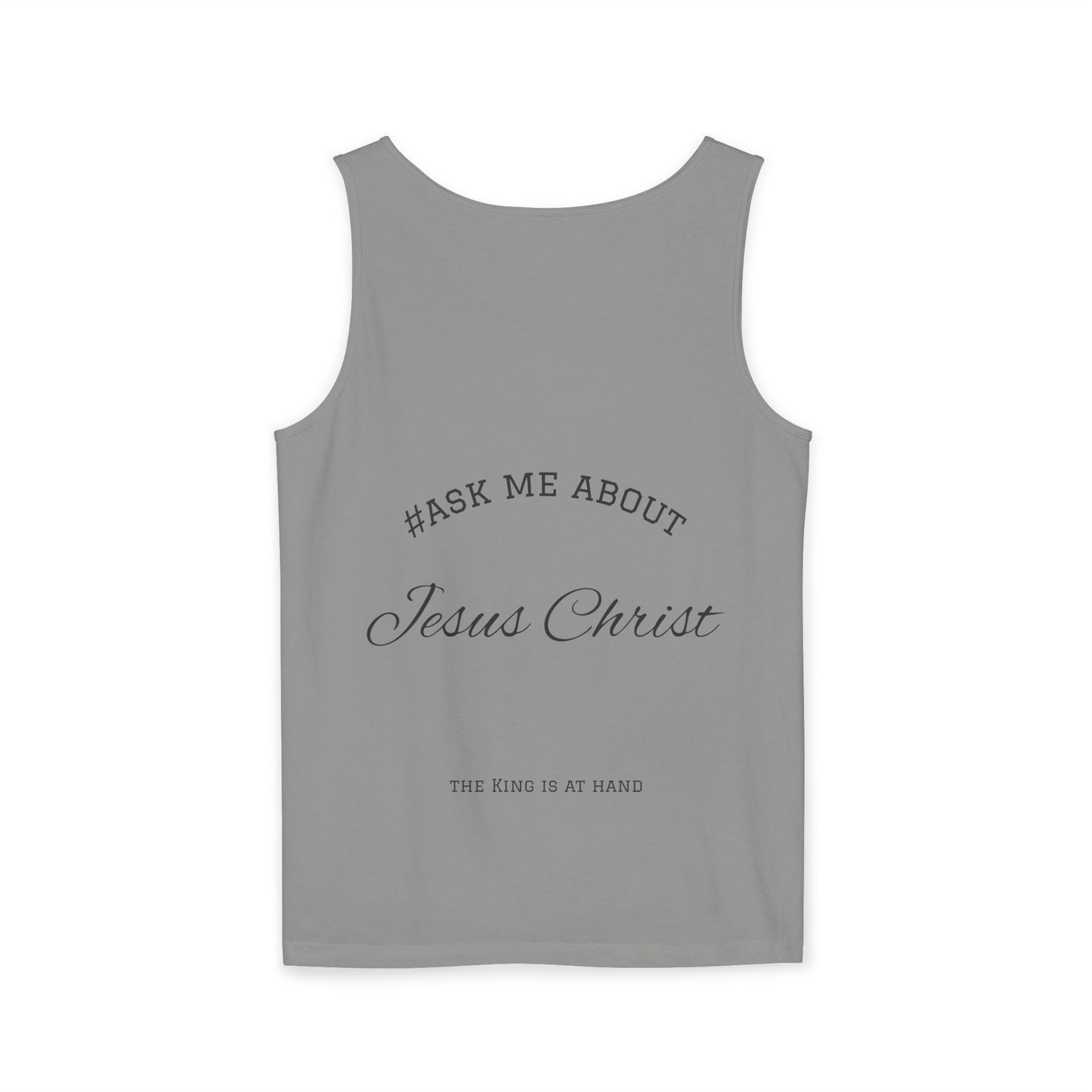 Daughter of the King, #AskAboutChrist Tank/Crop Top — Christian Faith 'Viral Trendy' Crop Top