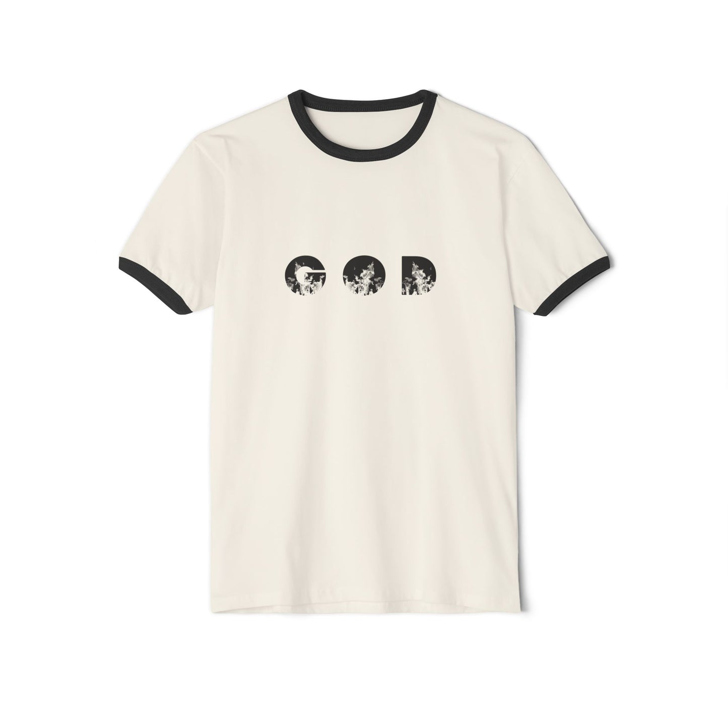 Christian T-Shirt — "front:God.. Follower of Christ, protector by nature..." Back