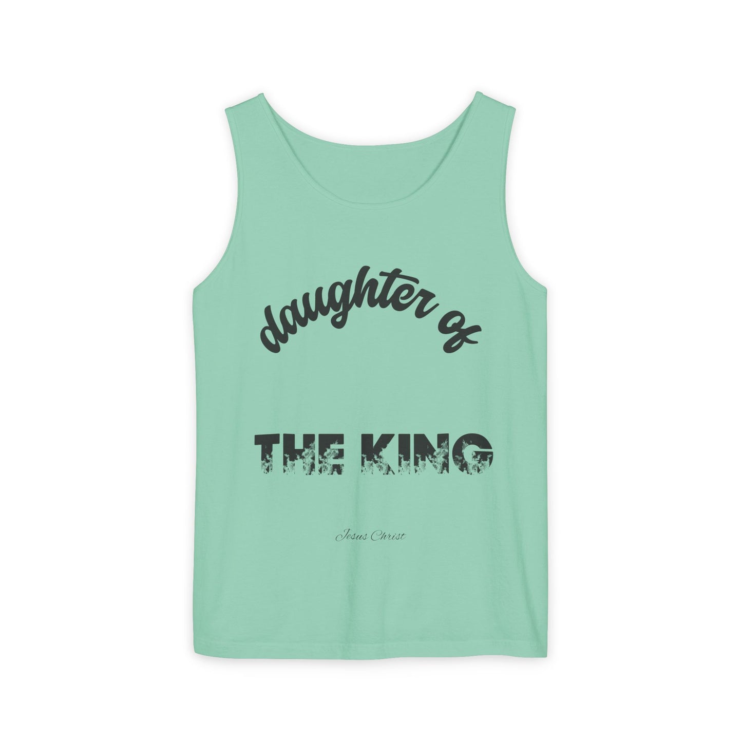 Daughter of the King, #AskAboutChrist Tank/Crop Top — Christian Faith 'Viral Trendy' Crop Top