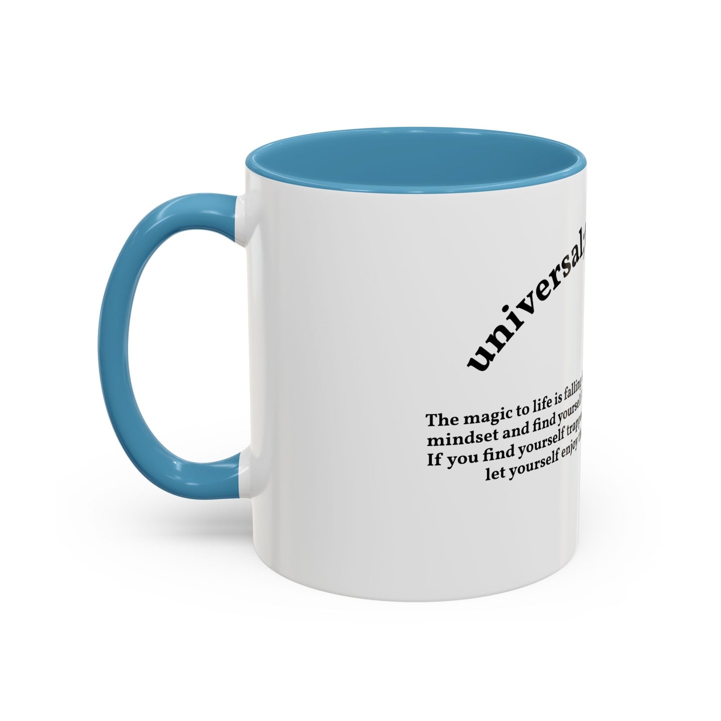 Motivation by andrew tate — "Universal tate method" Accent Mug
