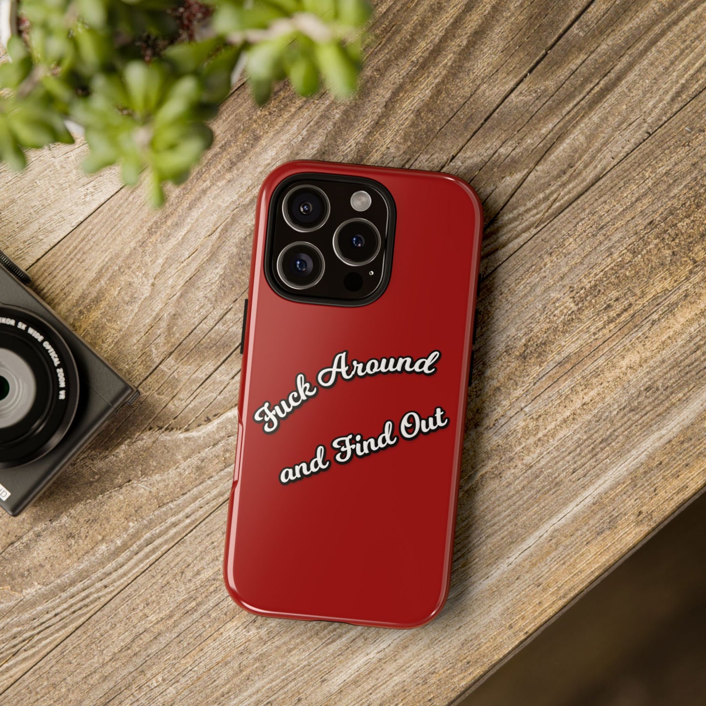 Phone Case — “Fuck Around and Find Out” Retro Vibed Tough Protective Case