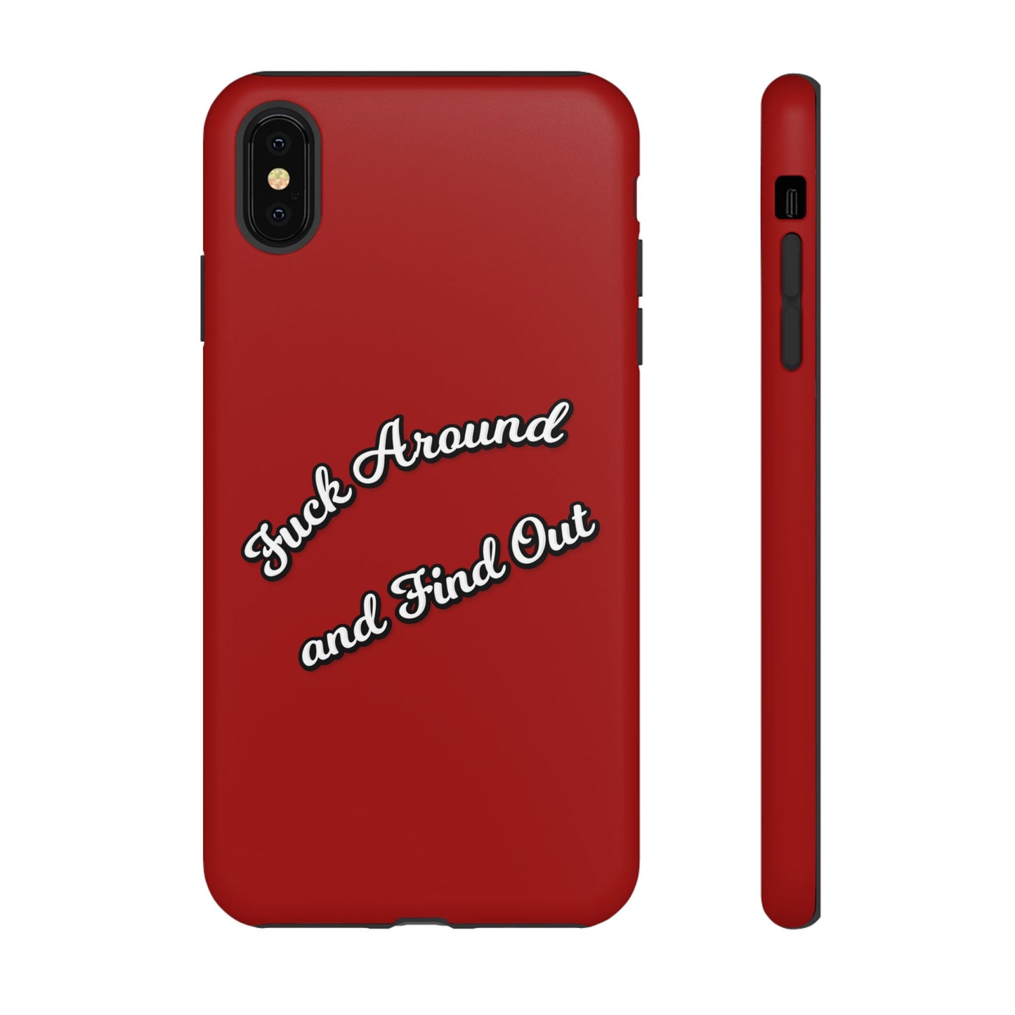 Phone Case — “Fuck Around and Find Out” Retro Vibed Tough Protective Case