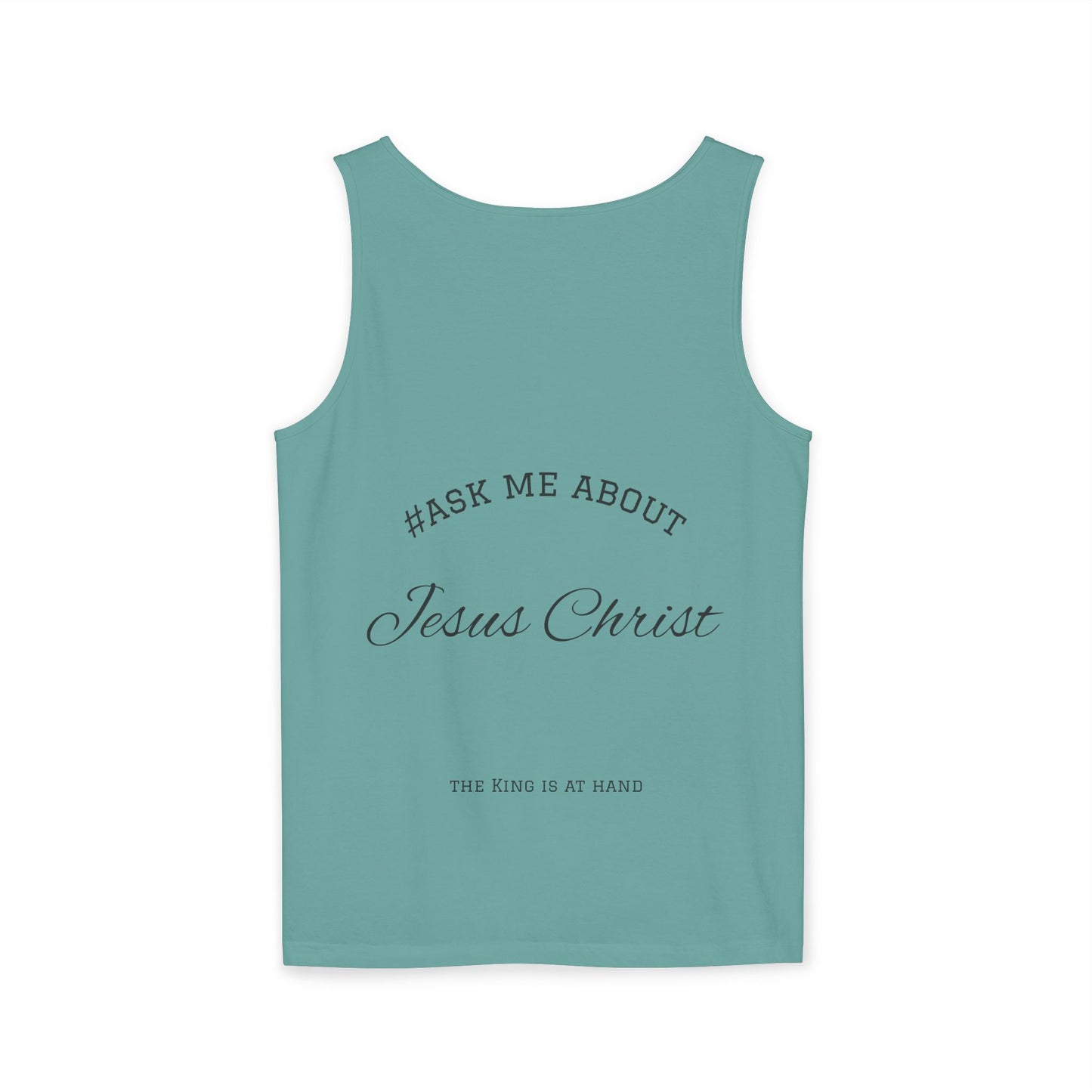 Daughter of the King, #AskAboutChrist Tank/Crop Top — Christian Faith 'Viral Trendy' Crop Top