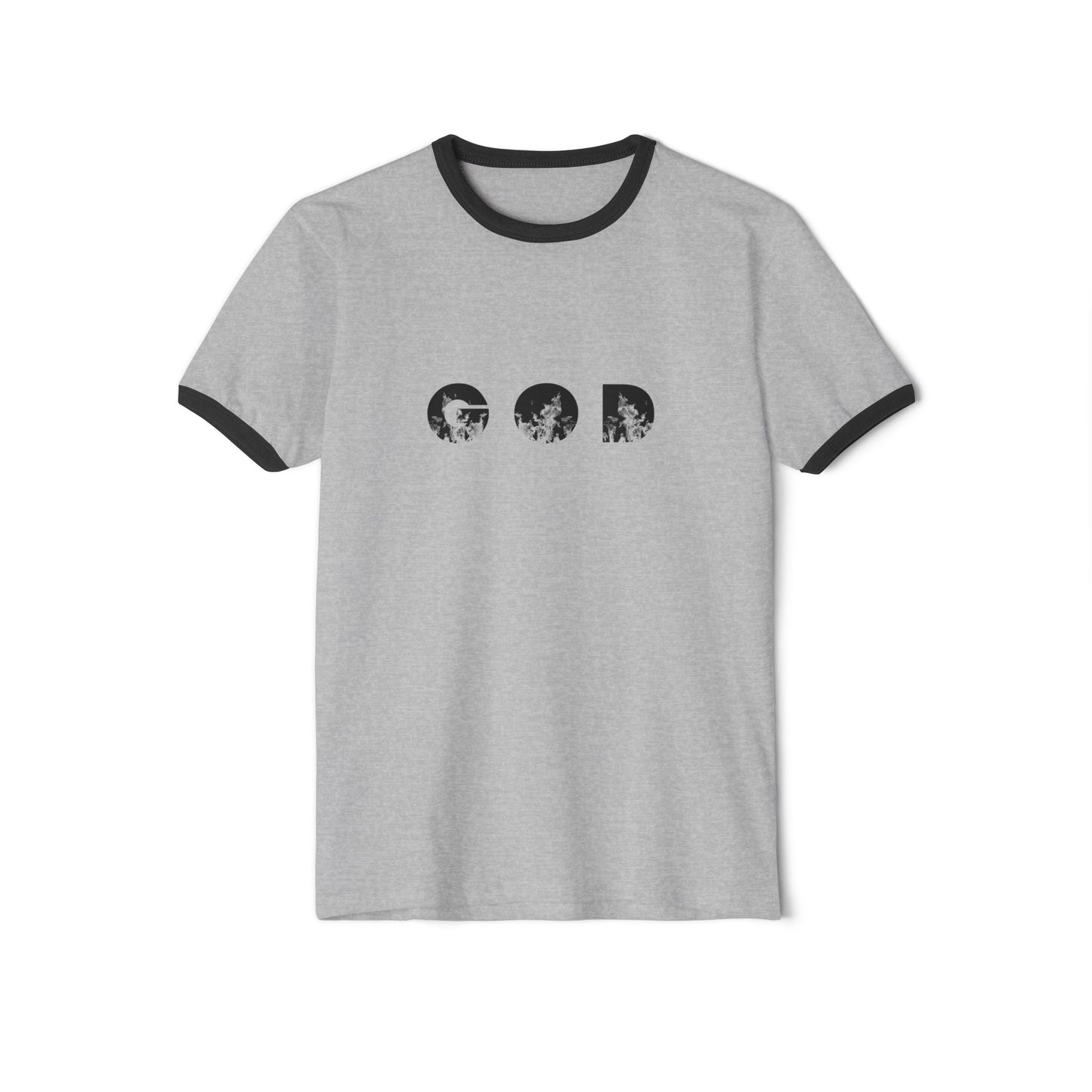 Christian T-Shirt — "front:God.. Follower of Christ, protector by nature..." Back