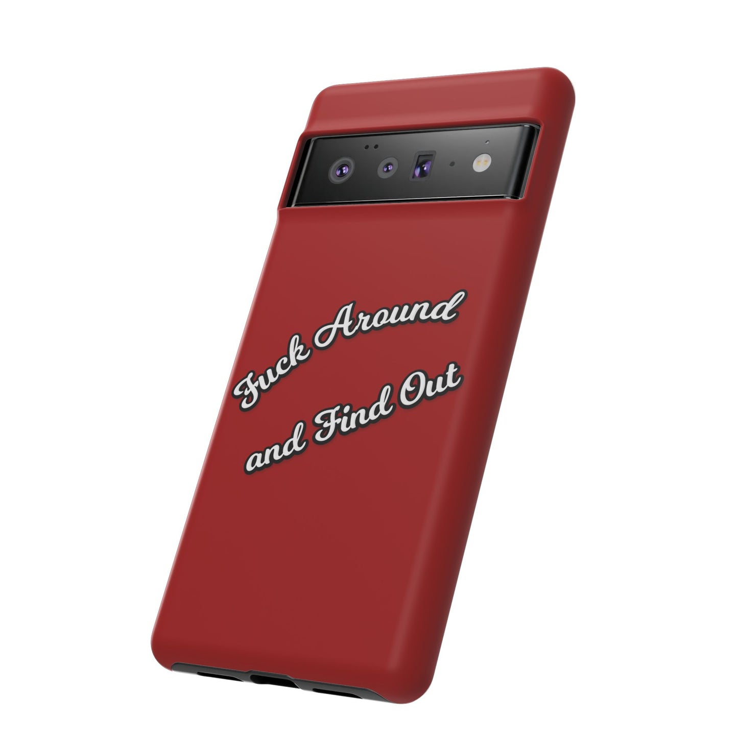 Phone Case — “Fuck Around and Find Out” Retro Vibed Tough Protective Case
