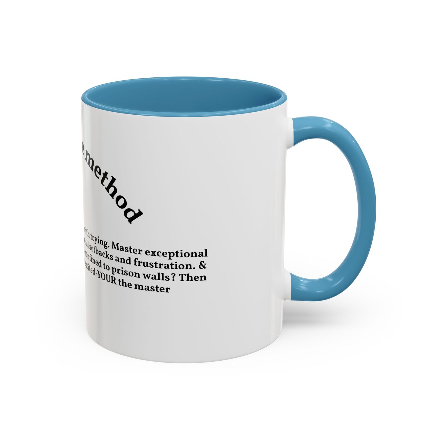 Motivation by andrew tate — "Universal tate method" Accent Mug