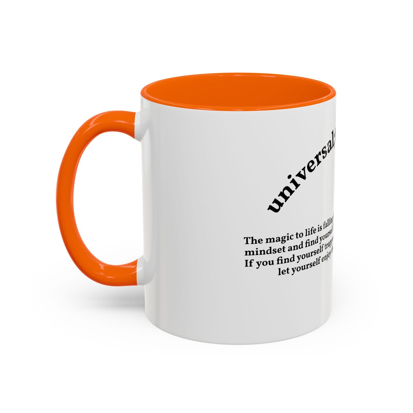 Motivation by andrew tate — "Universal tate method" Accent Mug