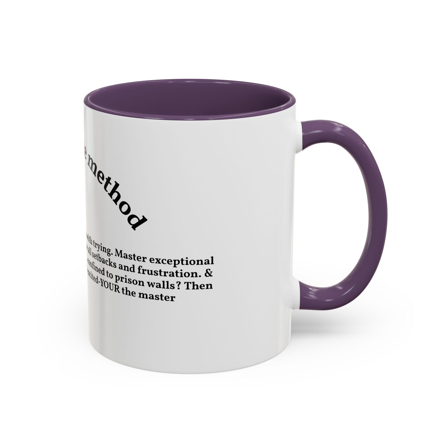 Motivation by andrew tate — "Universal tate method" Accent Mug