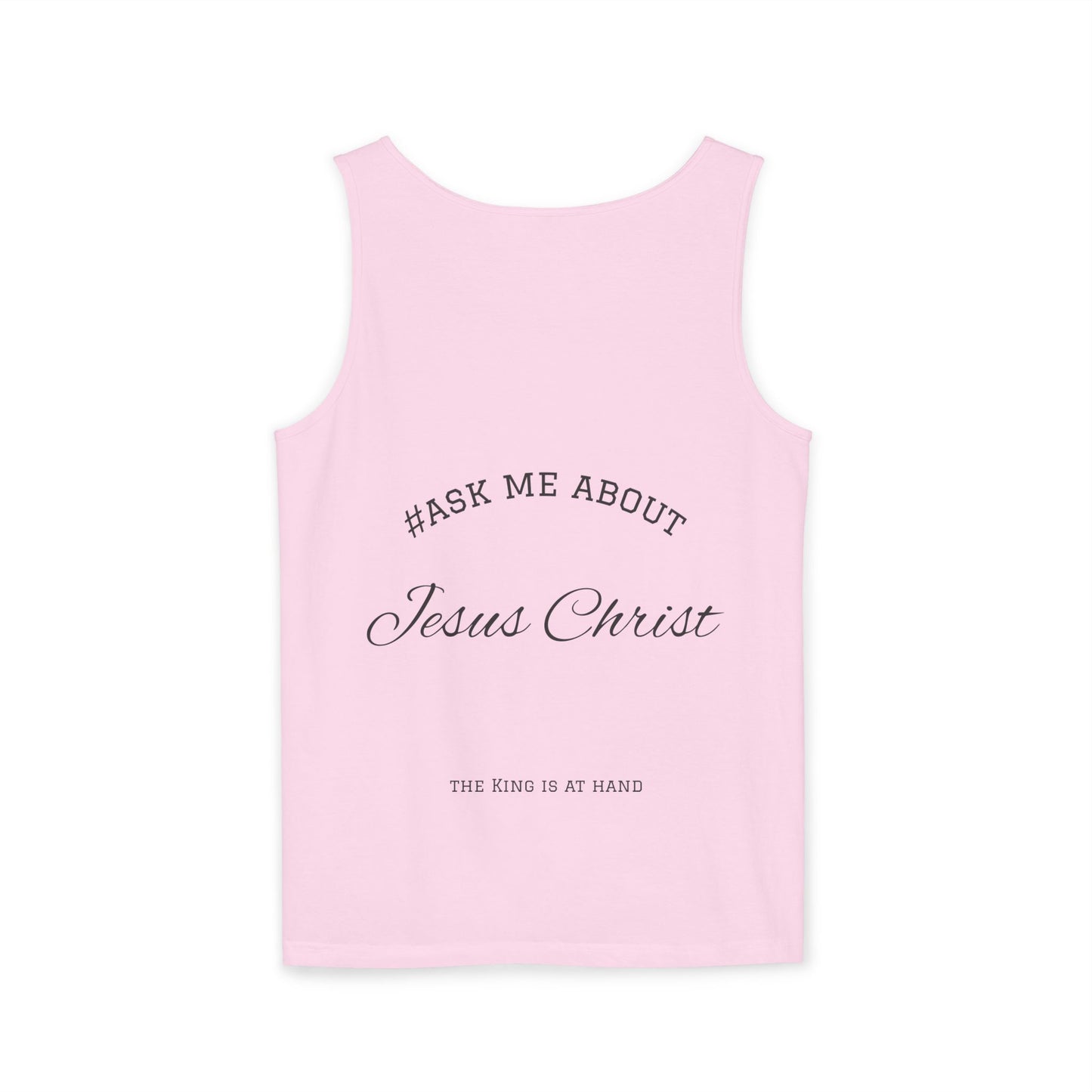 Daughter of the King, #AskAboutChrist Tank/Crop Top — Christian Faith 'Viral Trendy' Crop Top