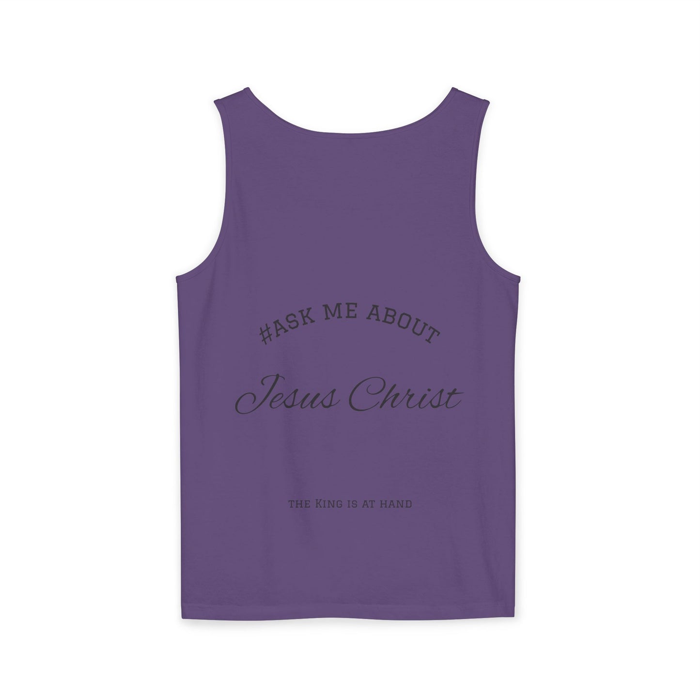 Daughter of the King, #AskAboutChrist Tank/Crop Top — Christian Faith 'Viral Trendy' Crop Top