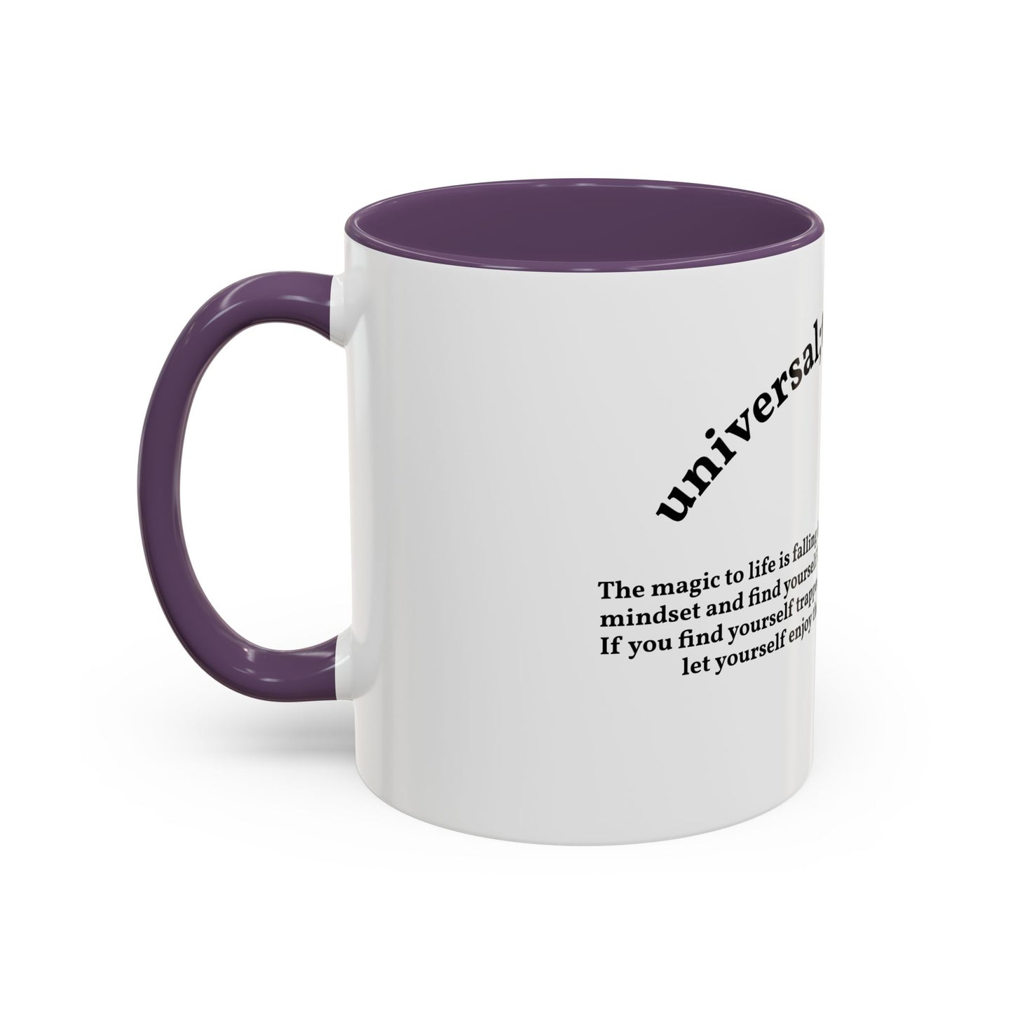 Motivation by andrew tate — "Universal tate method" Accent Mug