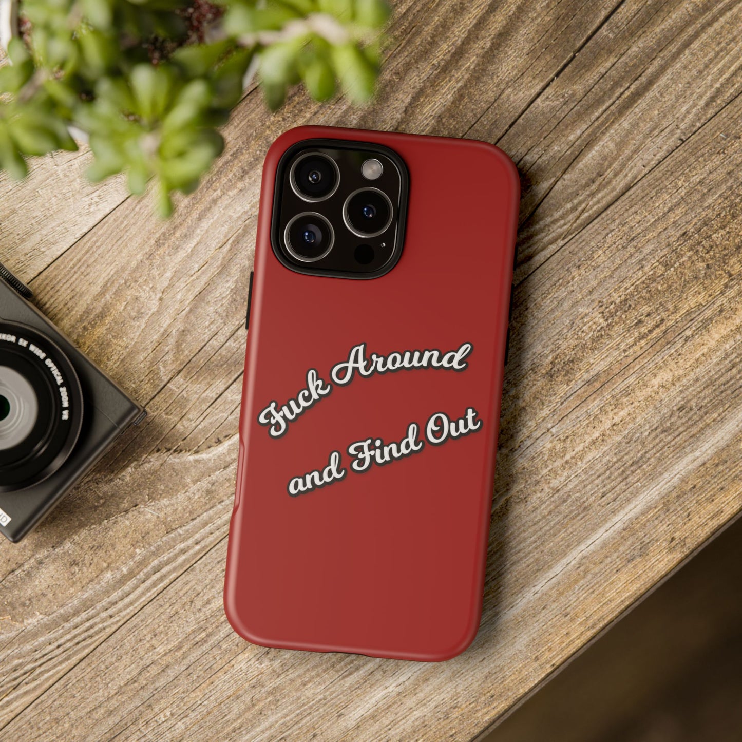 Phone Case — “Fuck Around and Find Out” Retro Vibed Tough Protective Case