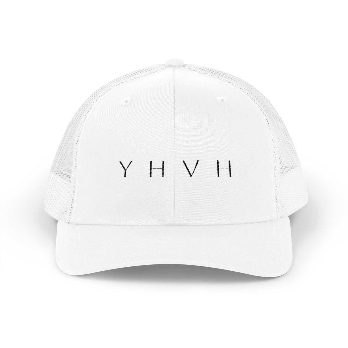 YHVH Trucker Cap – Minimalist Snapback Hat