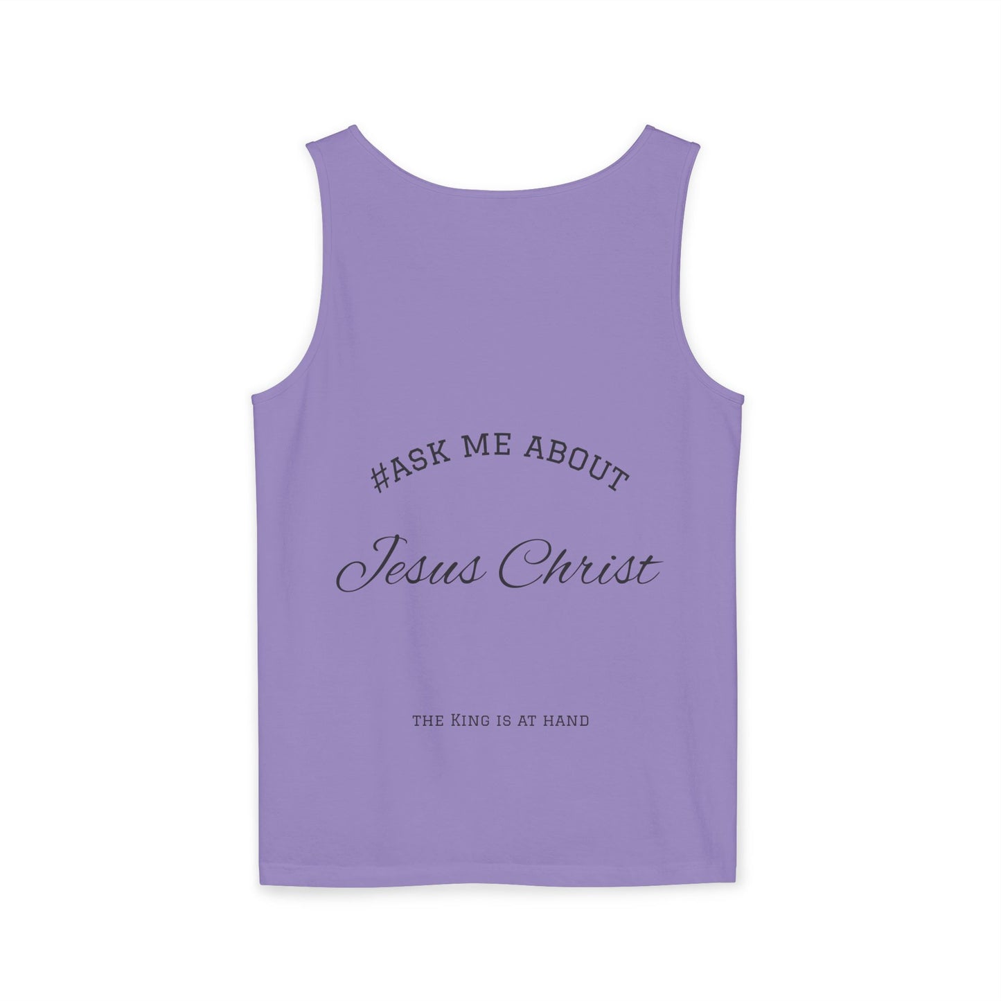 Daughter of the King, #AskAboutChrist Tank/Crop Top — Christian Faith 'Viral Trendy' Crop Top