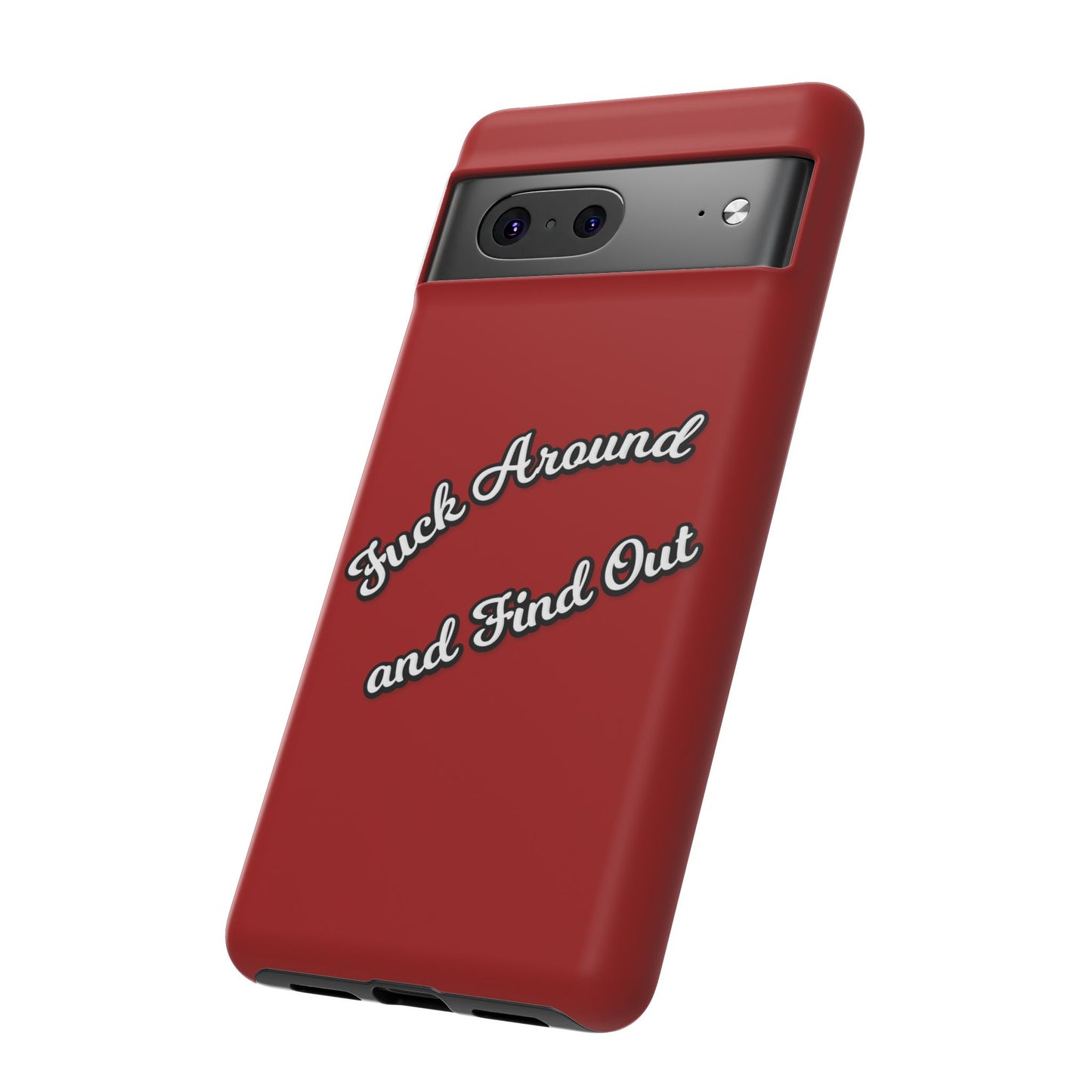 Phone Case — “Fuck Around and Find Out” Retro Vibed Tough Protective Case