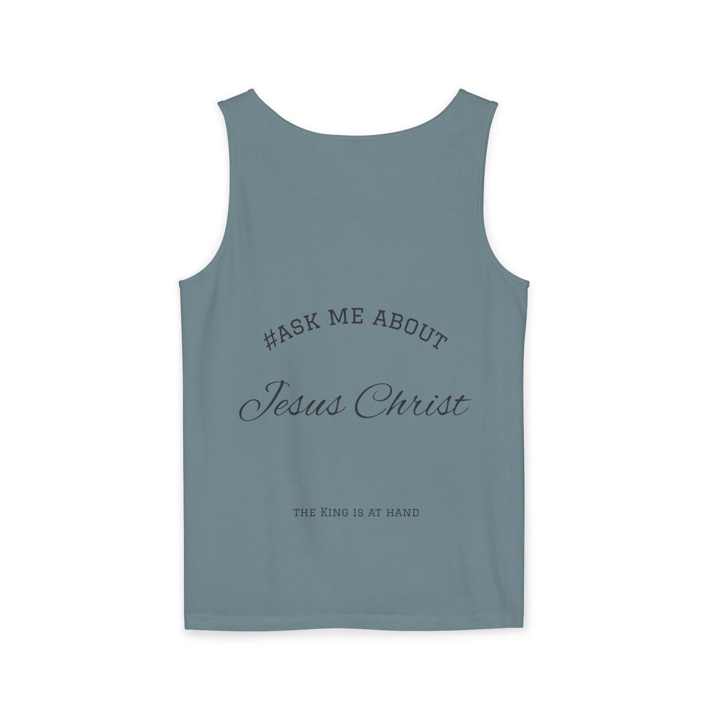 Daughter of the King, #AskAboutChrist Tank/Crop Top — Christian Faith 'Viral Trendy' Crop Top