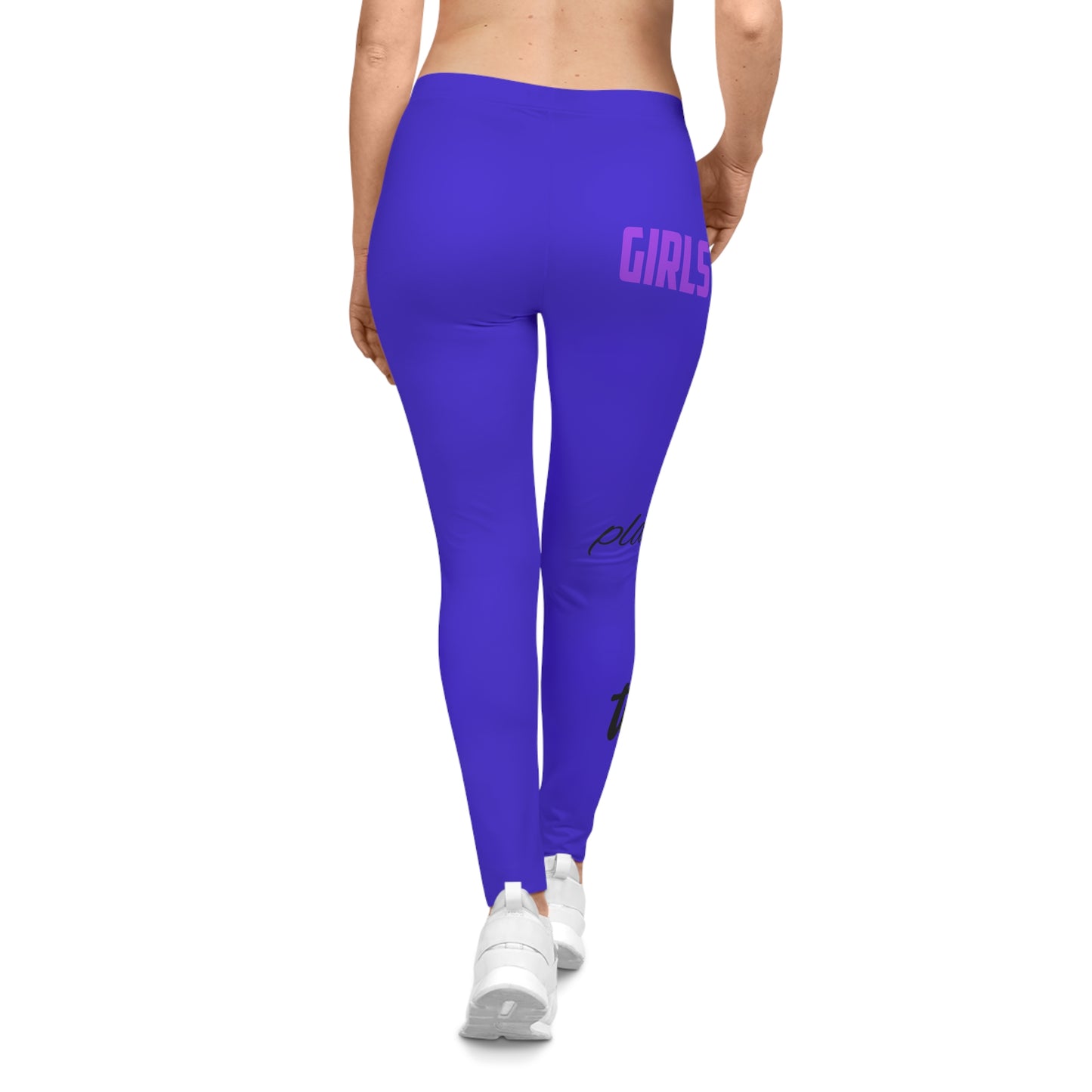 Cause Girls is Players - Women's Casual Colored Comfort Leggings