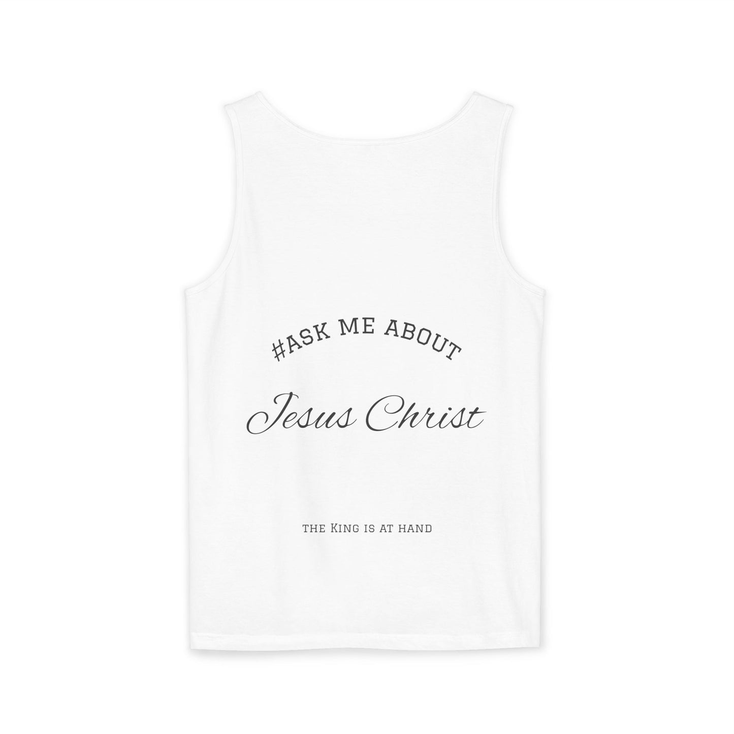 Daughter of the King, #AskAboutChrist Tank/Crop Top — Christian Faith 'Viral Trendy' Crop Top