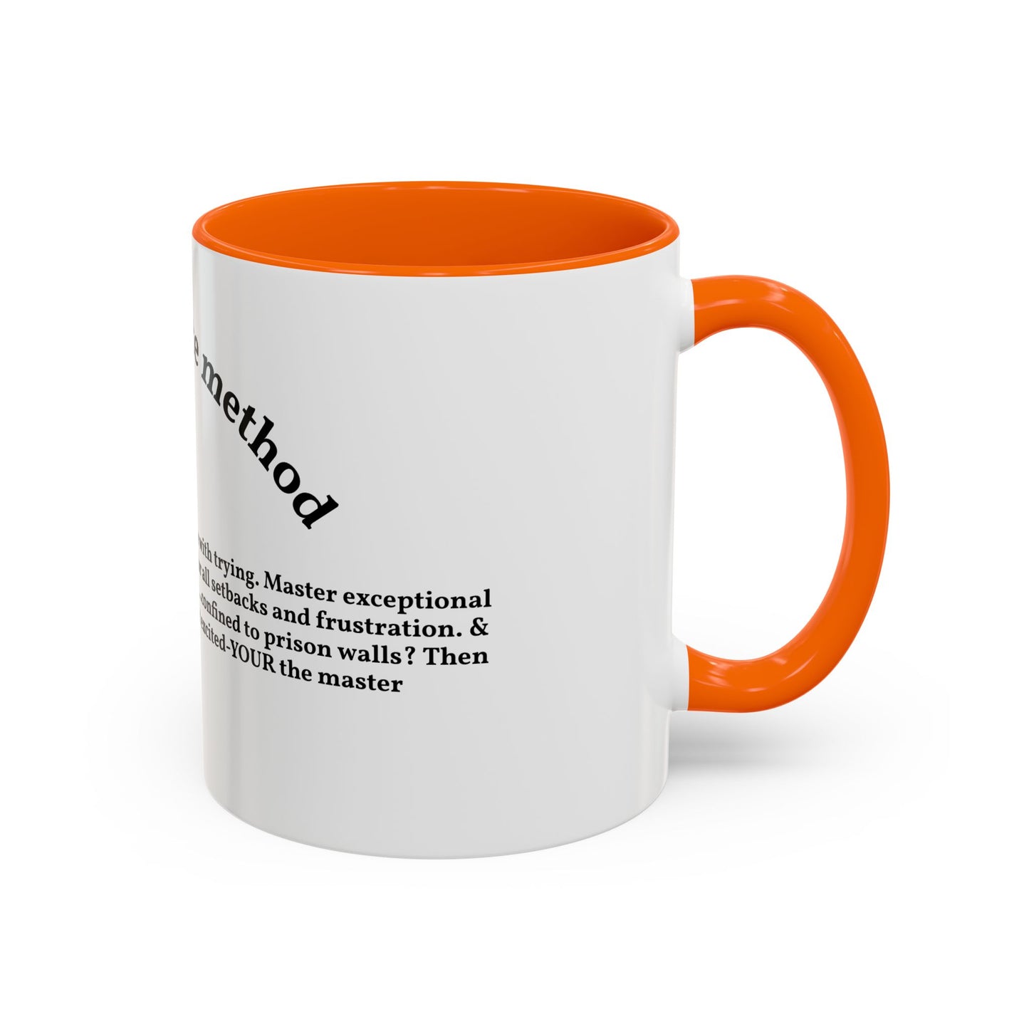 Motivation by andrew tate — "Universal tate method" Accent Mug
