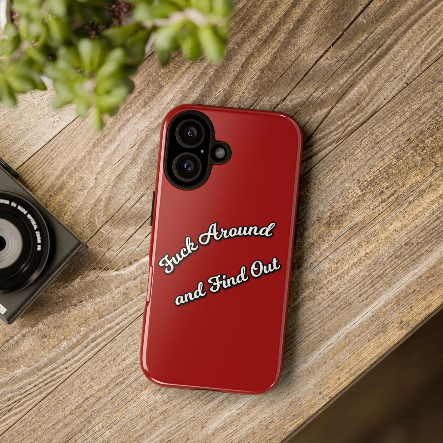 Phone Case — “Fuck Around and Find Out” Retro Vibed Tough Protective Case