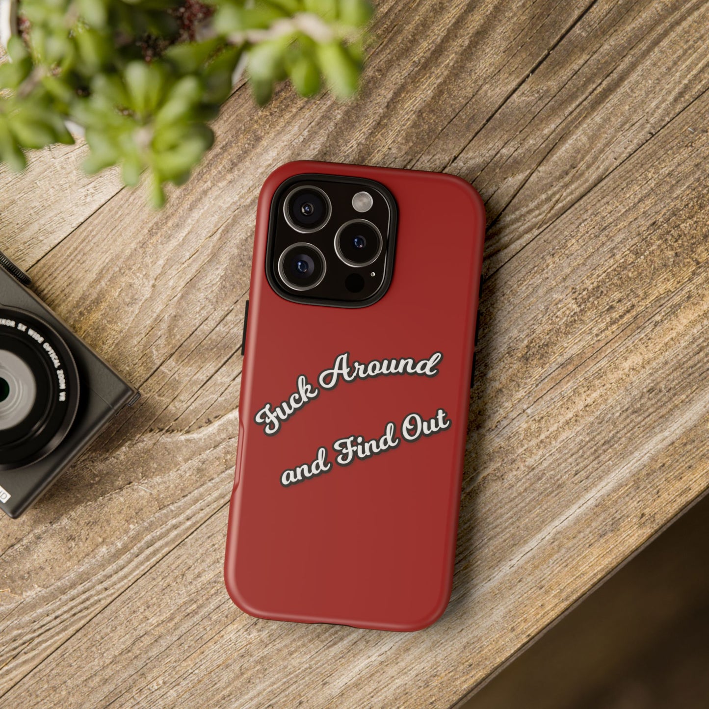 Phone Case — “Fuck Around and Find Out” Retro Vibed Tough Protective Case
