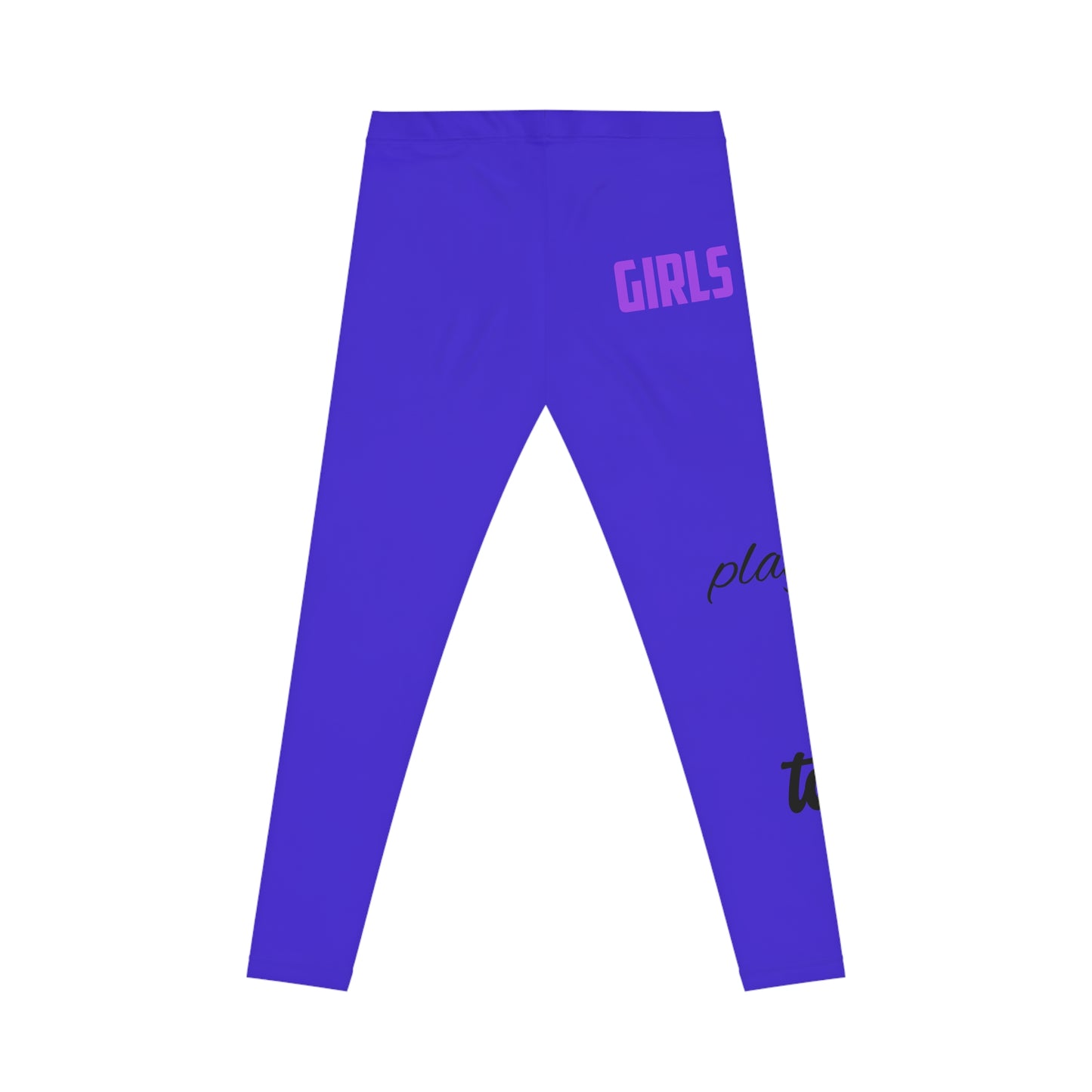 Cause Girls is Players - Women's Casual Colored Comfort Leggings