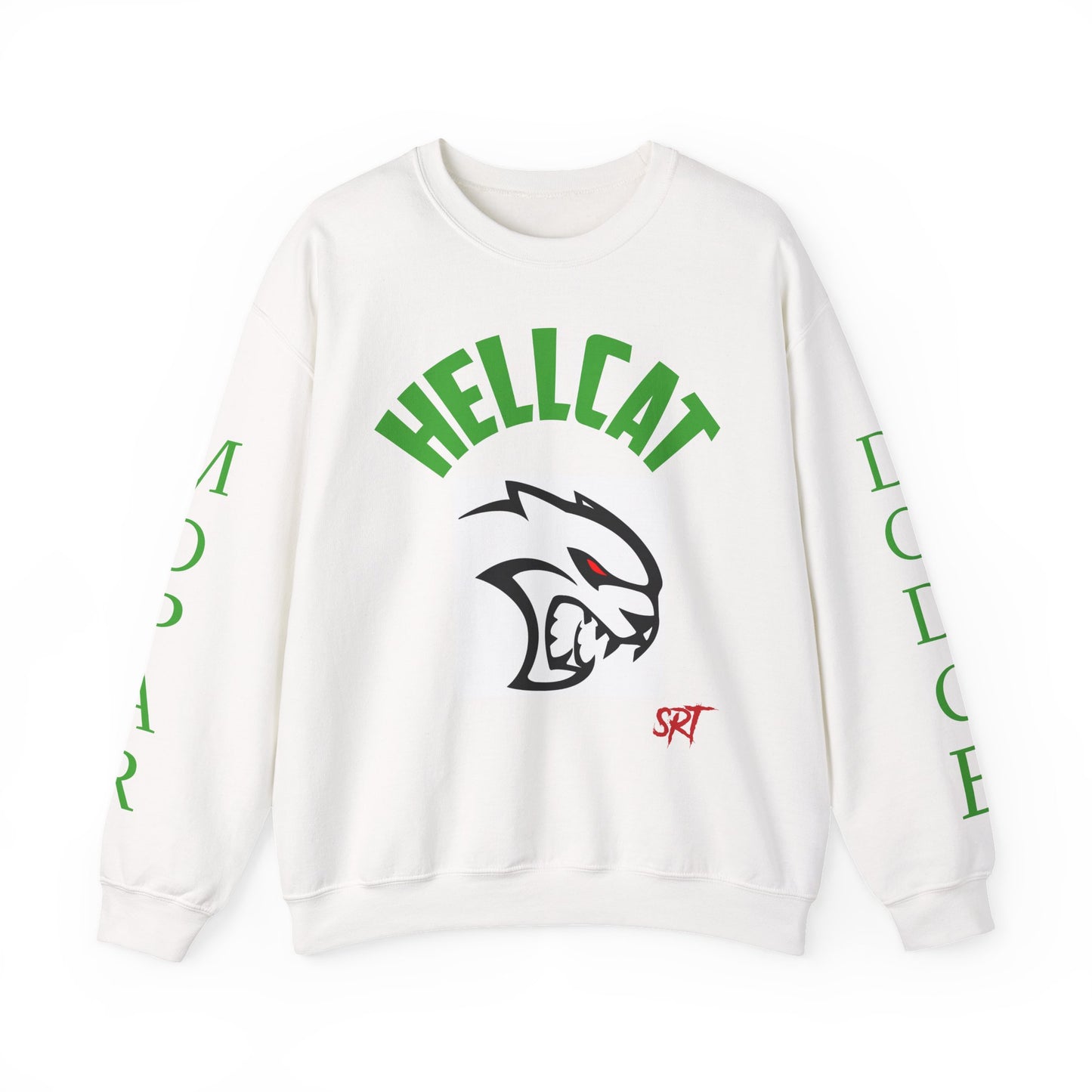 Hellcat Mopar SRT Crewneck Sweatshirt — Retro Car Logo Pullover