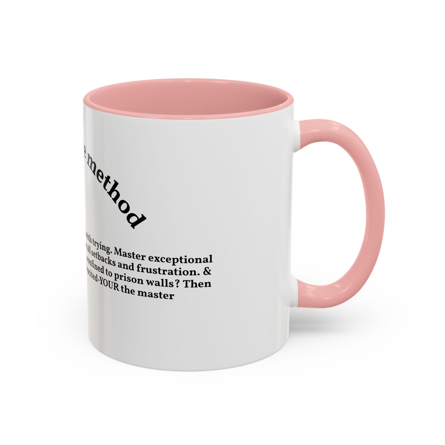 Motivation by andrew tate — "Universal tate method" Accent Mug