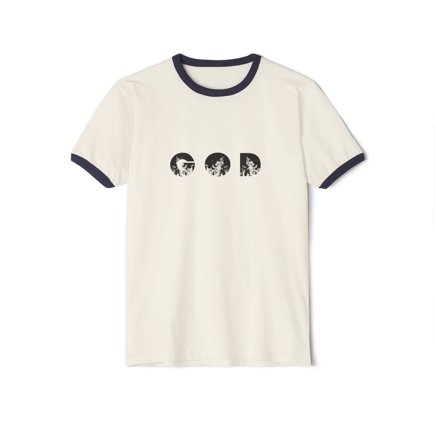 Christian T-Shirt — "front:God.. Follower of Christ, protector by nature..." Back