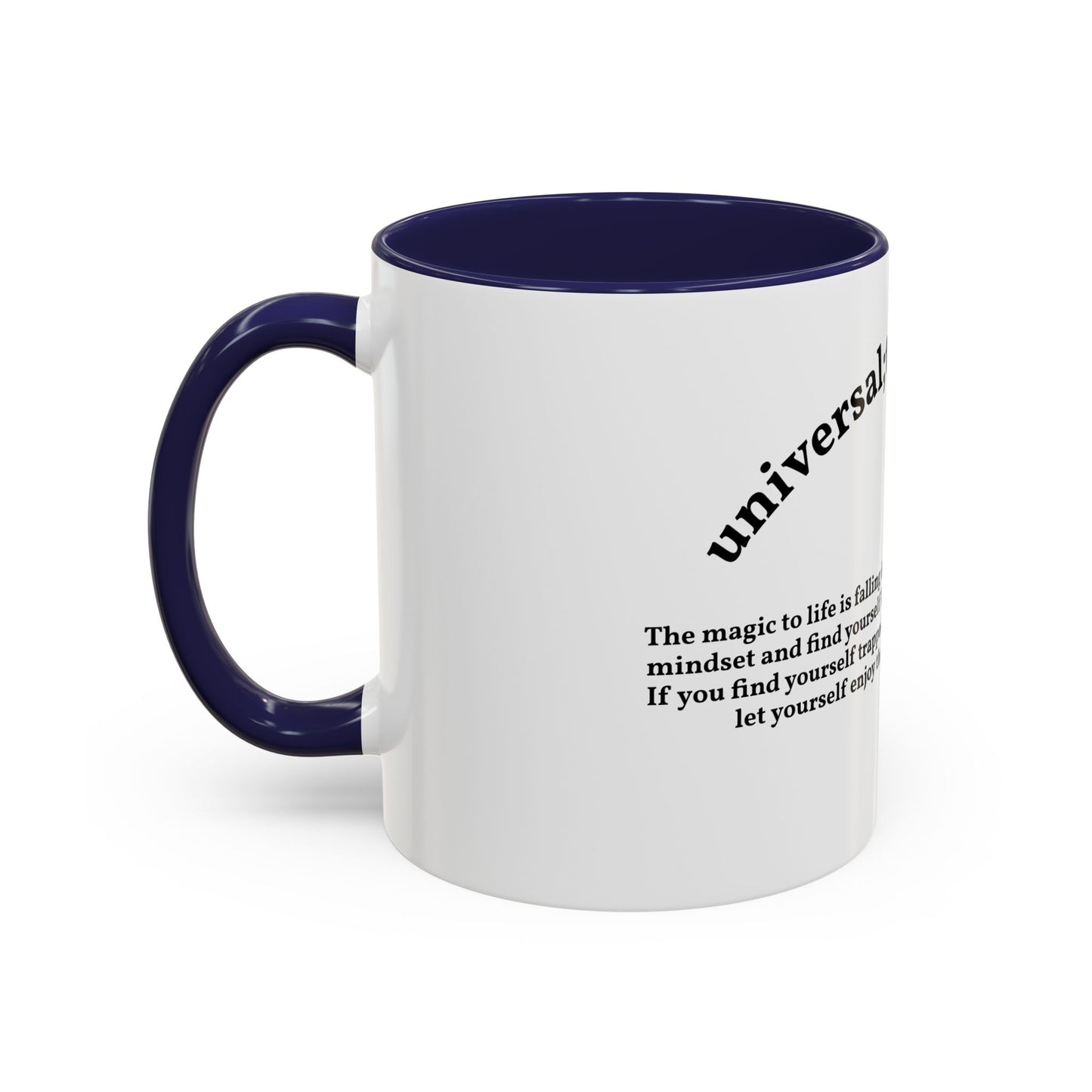 Motivation by andrew tate — "Universal tate method" Accent Mug