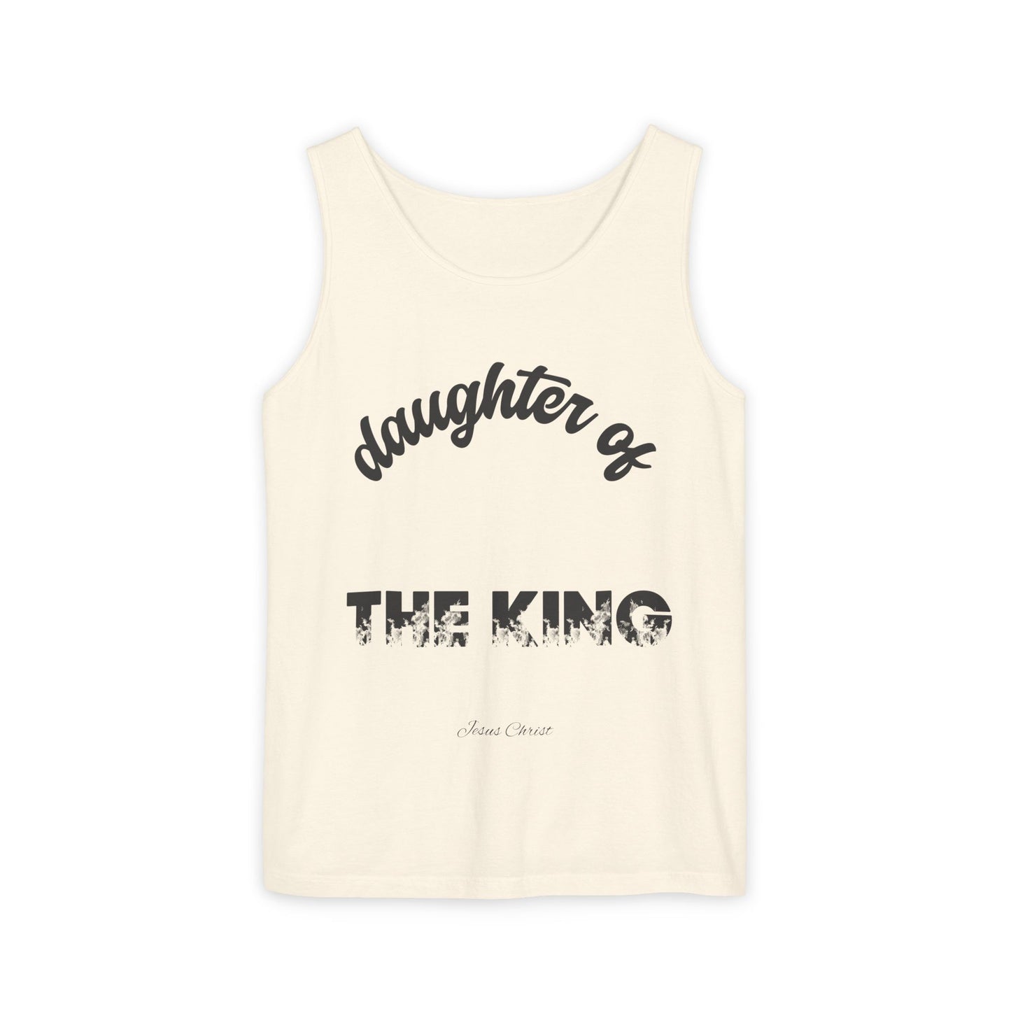 Daughter of the King, #AskAboutChrist Tank/Crop Top — Christian Faith 'Viral Trendy' Crop Top