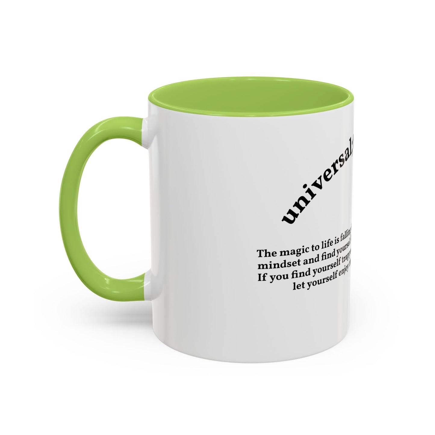 Motivation by andrew tate — "Universal tate method" Accent Mug