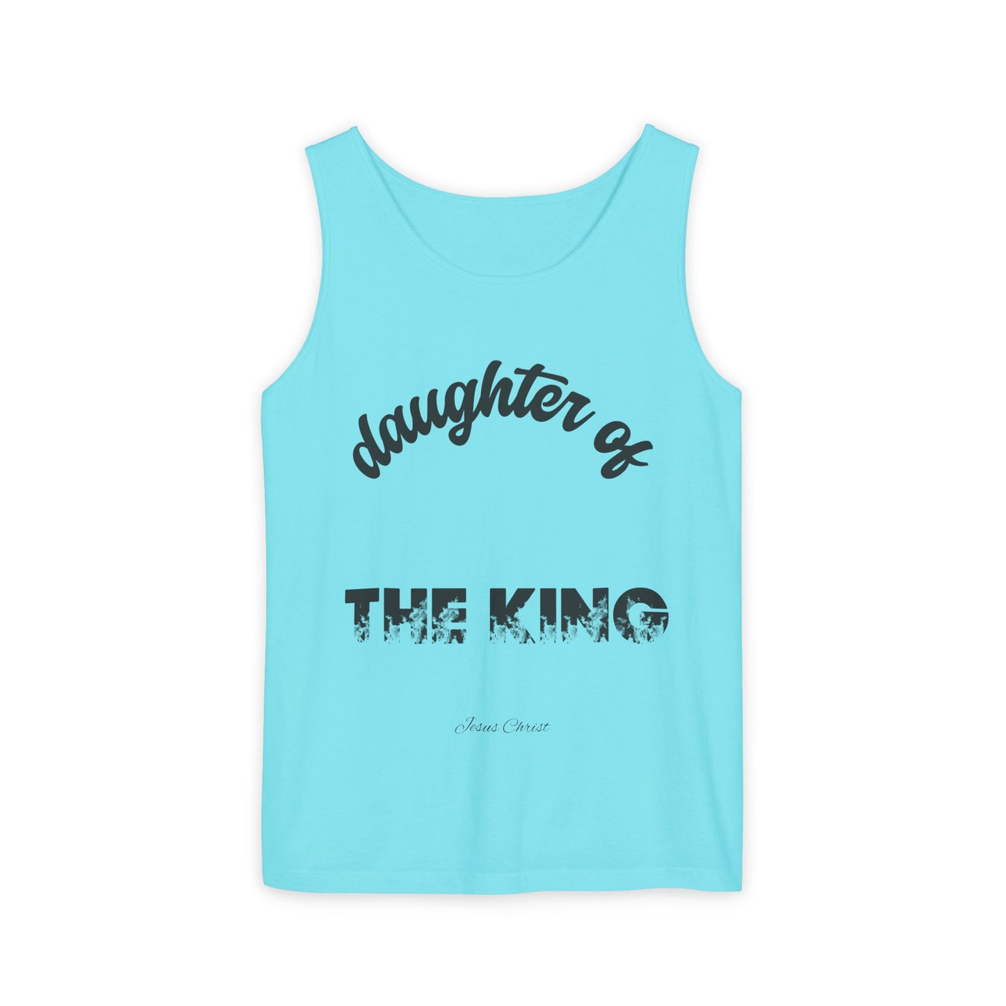 Daughter of the King, #AskAboutChrist Tank/Crop Top — Christian Faith 'Viral Trendy' Crop Top
