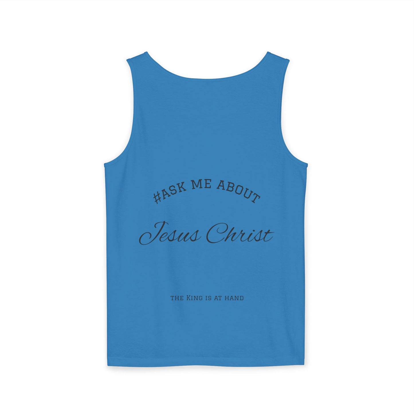 Daughter of the King, #AskAboutChrist Tank/Crop Top — Christian Faith 'Viral Trendy' Crop Top