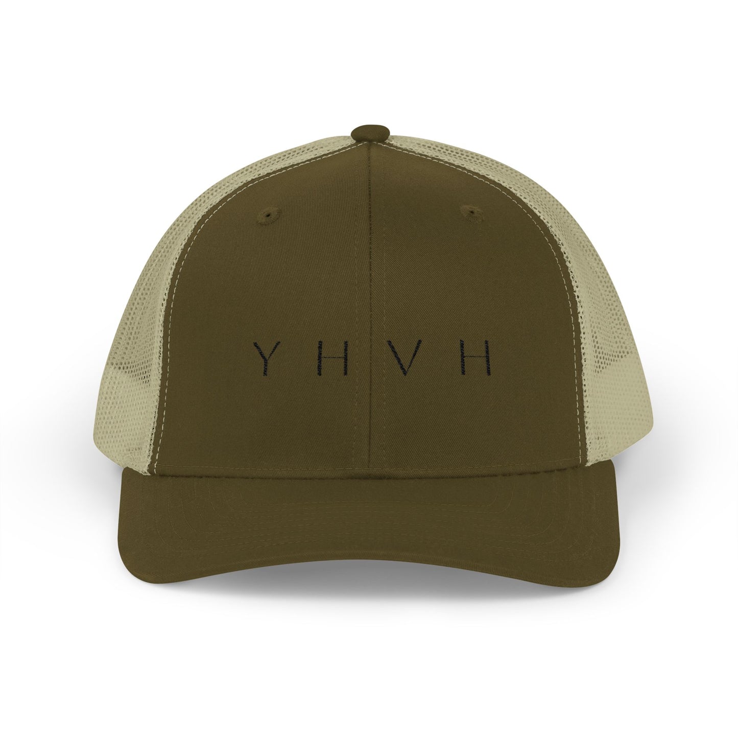 YHVH Trucker Cap – Minimalist Snapback Hat