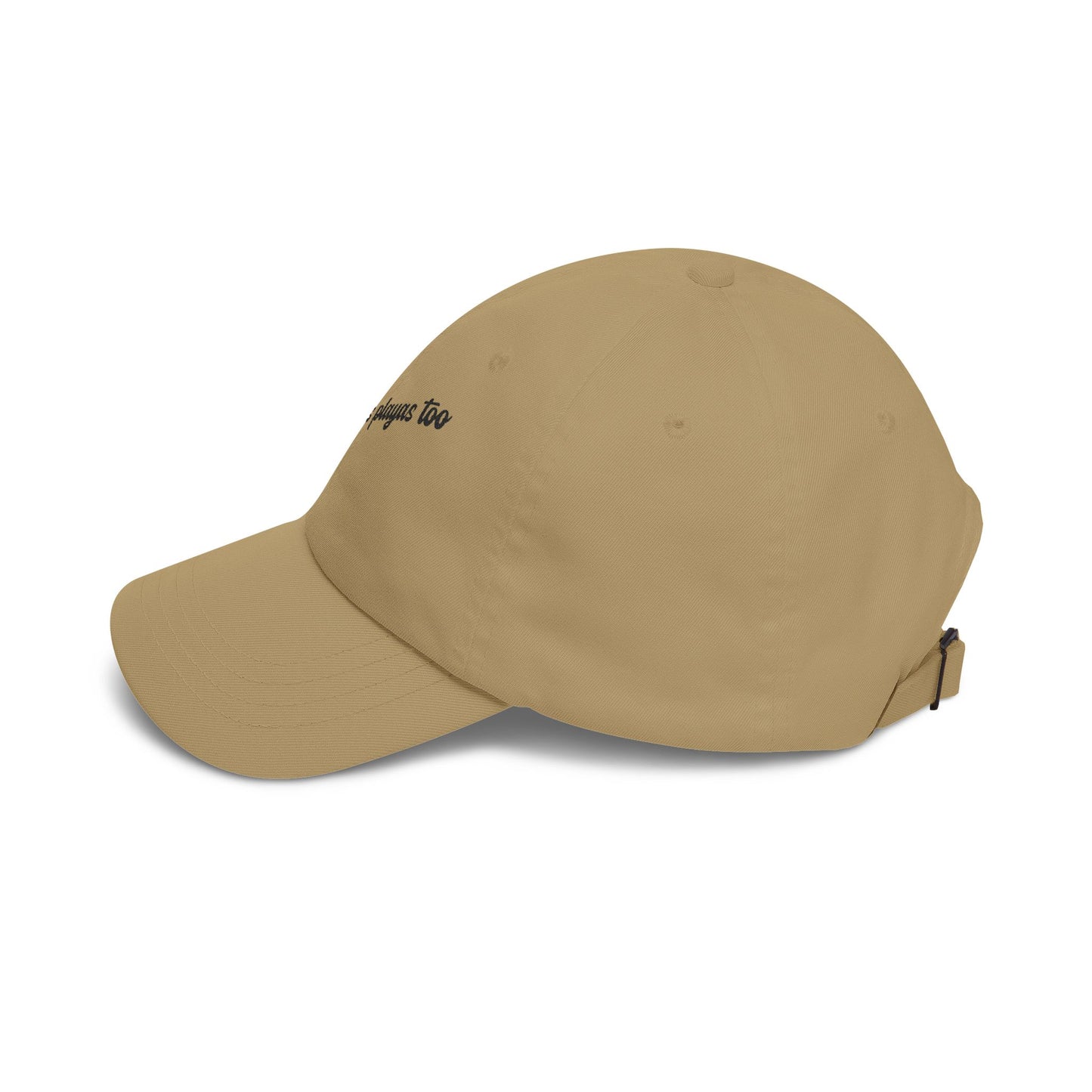 "Cause Girls is Playas Too" Minimalist Girlyyy Slanted Script Hat