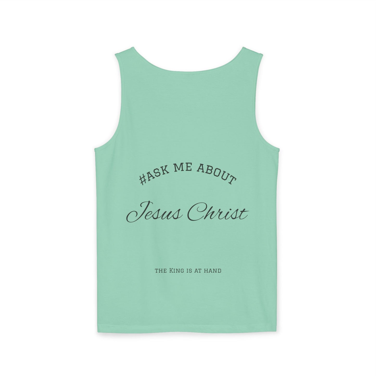 Daughter of the King, #AskAboutChrist Tank/Crop Top — Christian Faith 'Viral Trendy' Crop Top