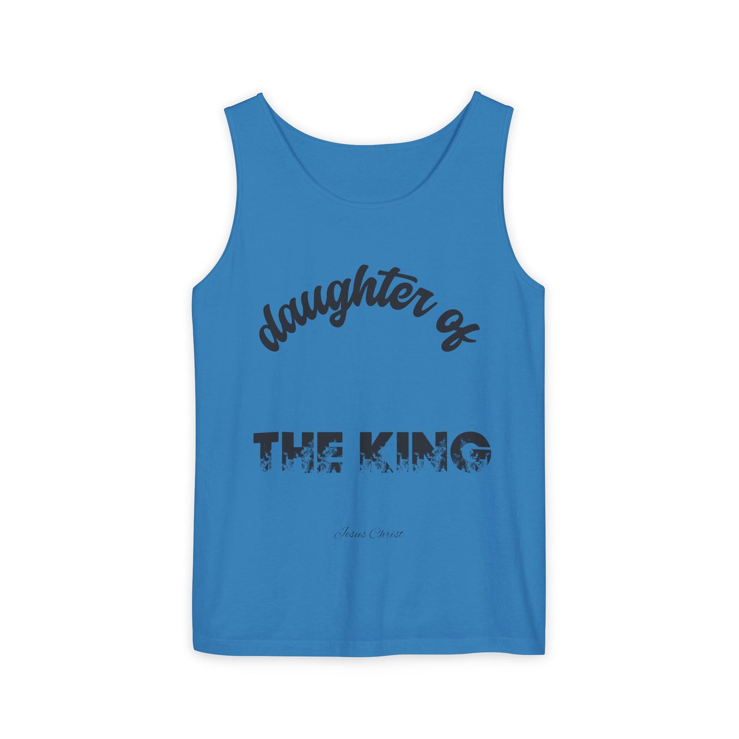 Daughter of the King, #AskAboutChrist Tank/Crop Top — Christian Faith 'Viral Trendy' Crop Top