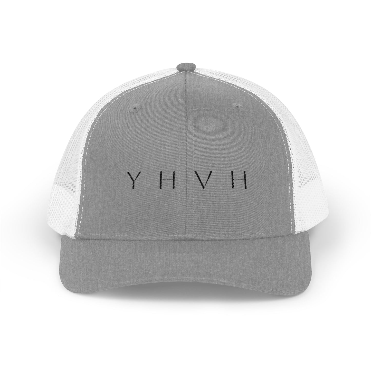 YHVH Trucker Cap – Minimalist Snapback Hat