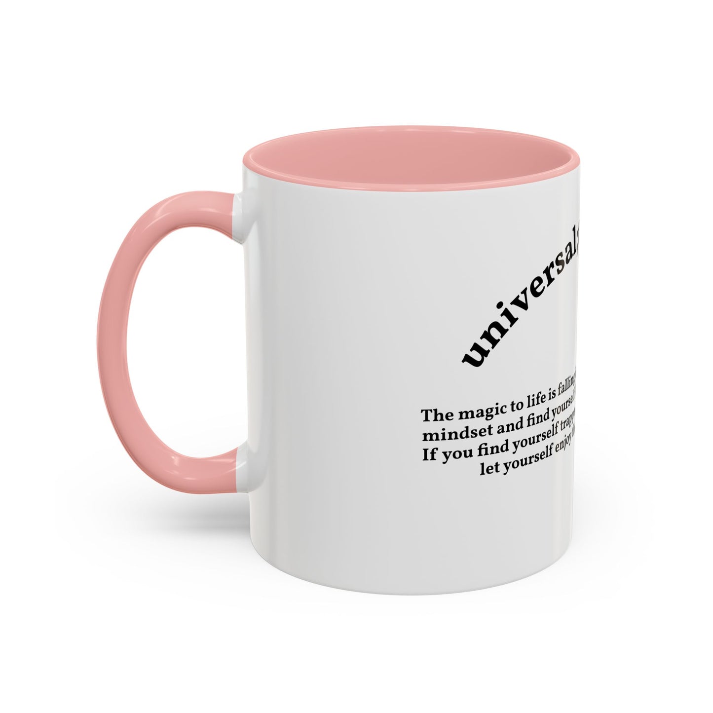 Motivation by andrew tate — "Universal tate method" Accent Mug