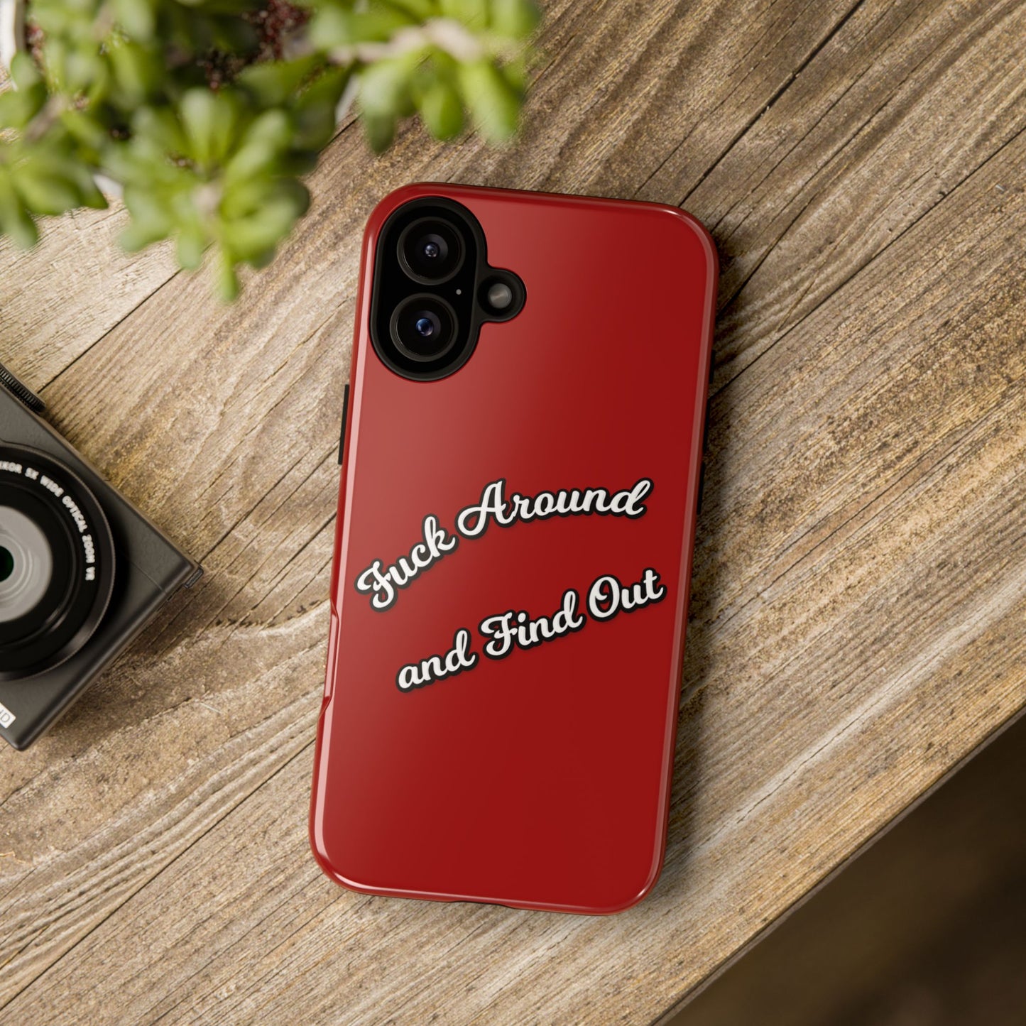 Phone Case — “Fuck Around and Find Out” Retro Vibed Tough Protective Case