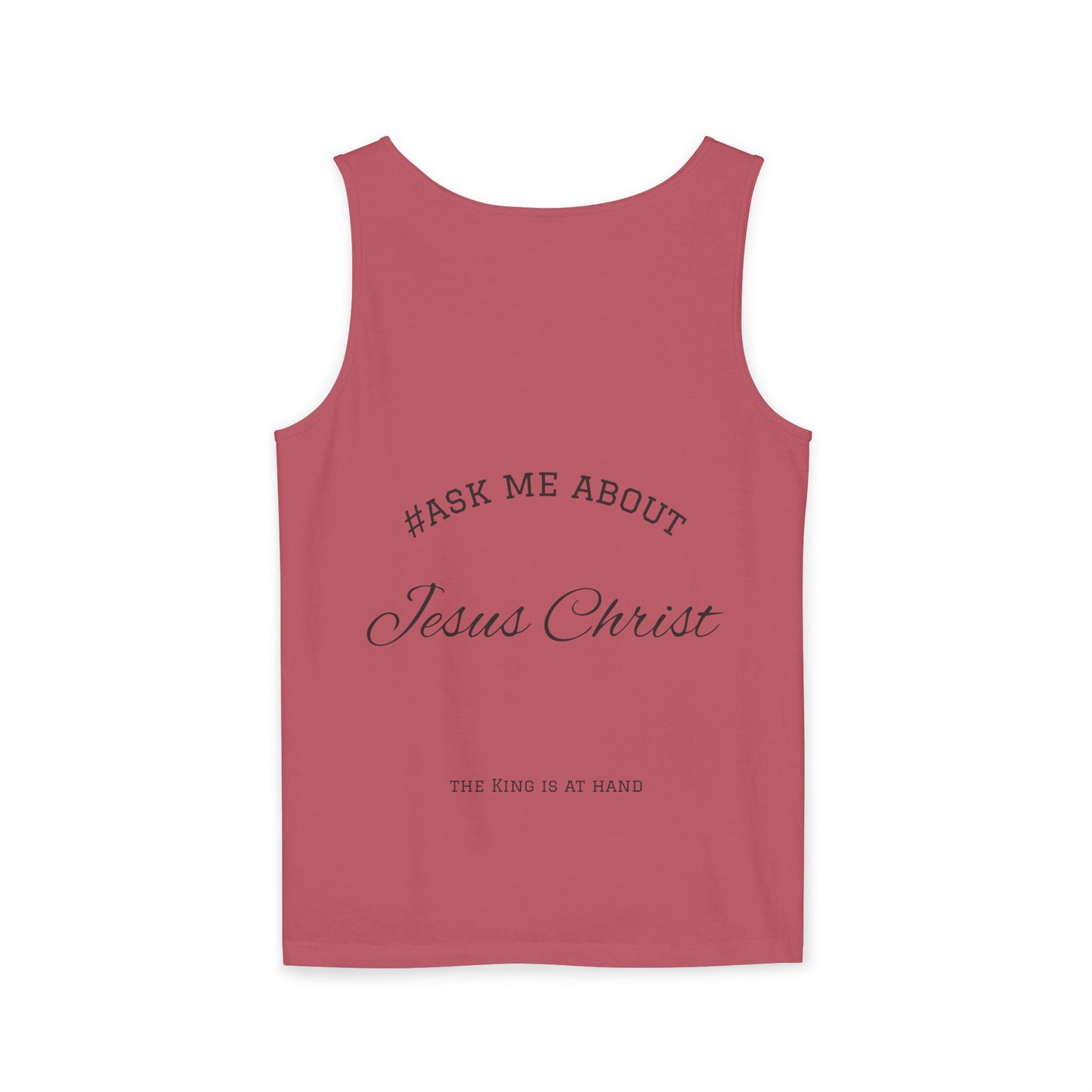 Daughter of the King, #AskAboutChrist Tank/Crop Top — Christian Faith 'Viral Trendy' Crop Top