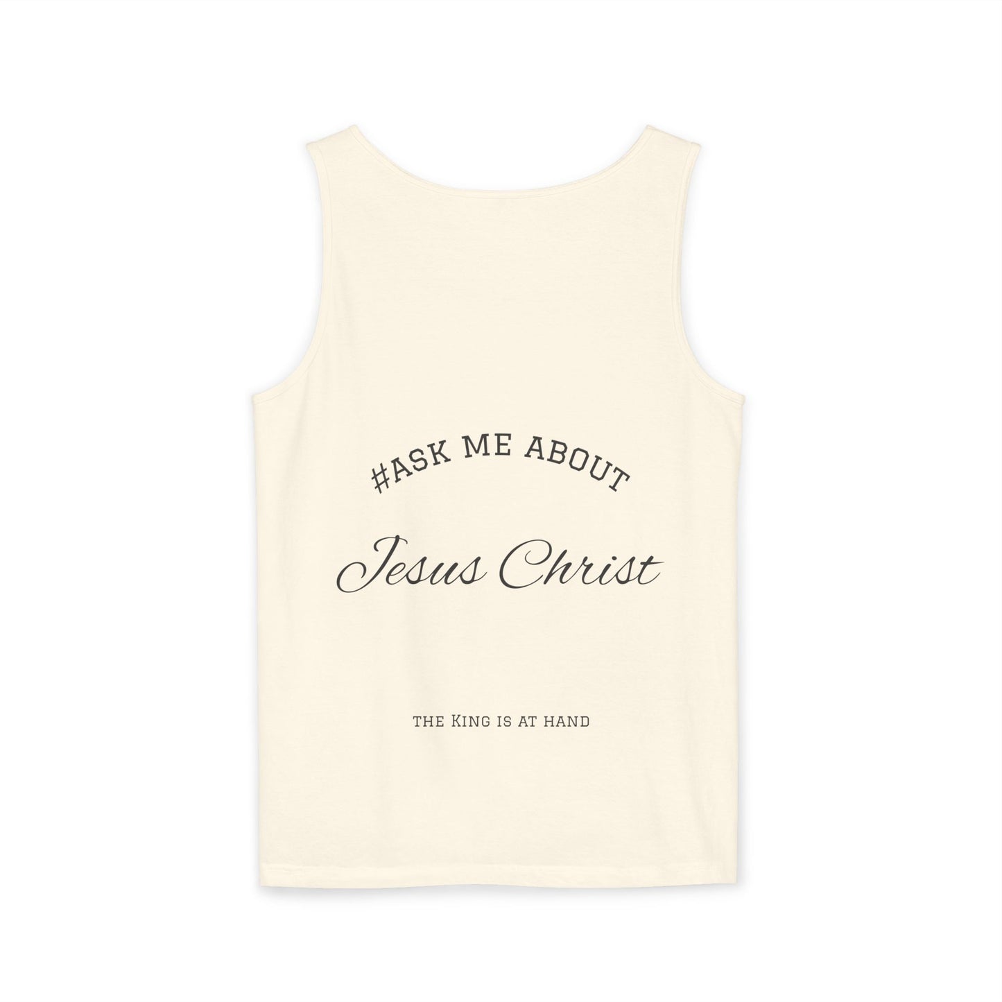 Daughter of the King, #AskAboutChrist Tank/Crop Top — Christian Faith 'Viral Trendy' Crop Top