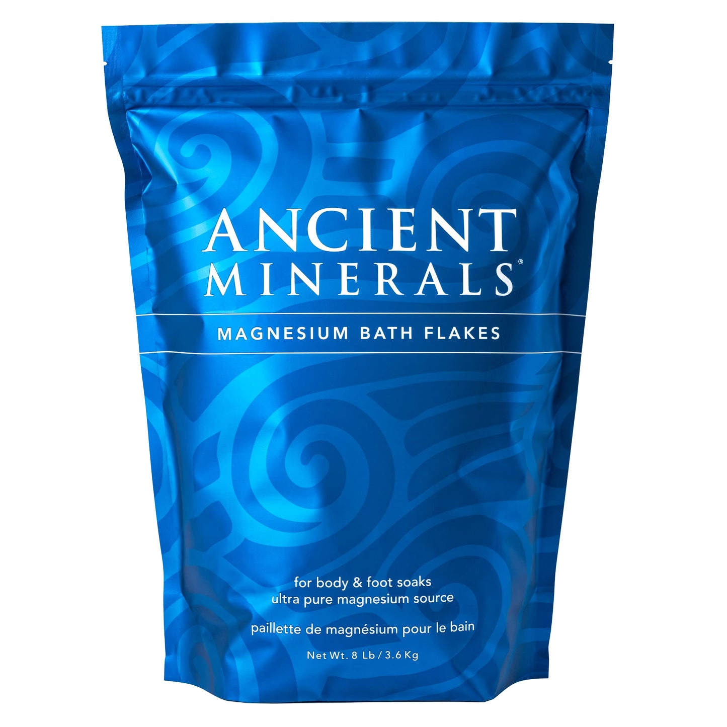 Magnesium Bath Flakes of Pure Genuine Zechstein Chloride - Resealable Magnesium Supplement Bag That Will Outperform Leading Epsom Salts 1.65 Lbs
